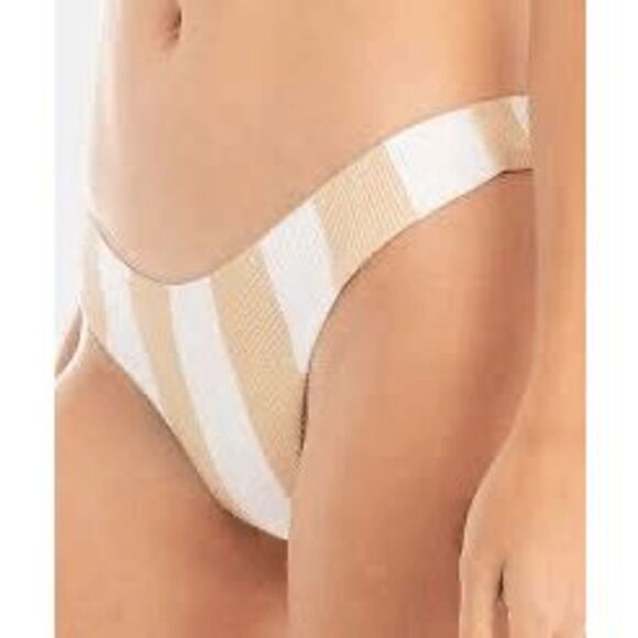 TAVIK Swimwear Ali Bottom Shimmer Stripe Sz S NWT - Picture 1 of 4